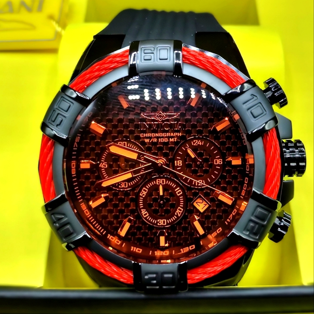 New Invicta Bolt Cable Chronograph Men's Watch.